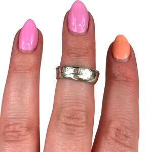 Silver Handmade US Silver Quarter Ring Jewelry Western Punk